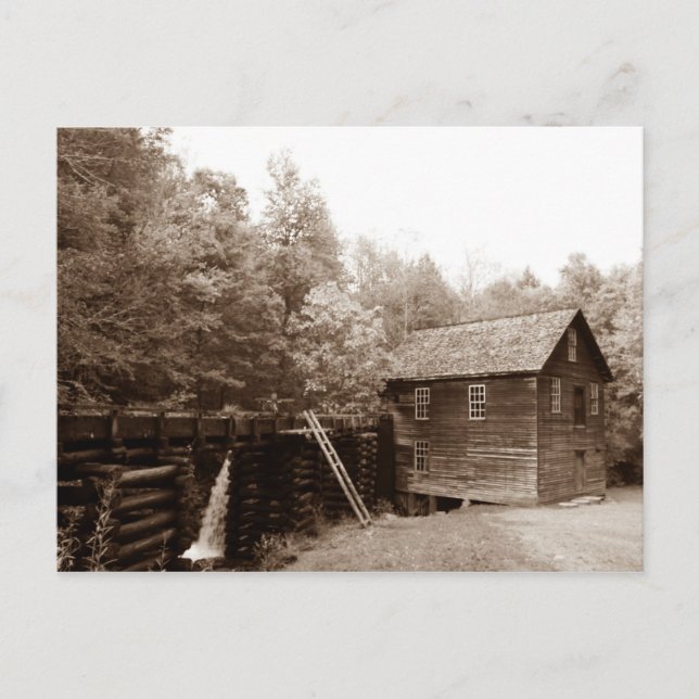 Postal Mingus Mill - Grandes Montañas Ahumadas (Anverso)