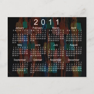 Postal Mini Calendario 2011