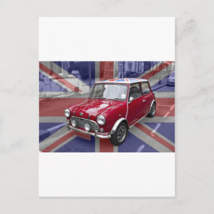Postal Mini coche clásico