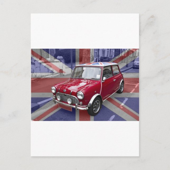 Postal Mini coche clásico (Anverso)