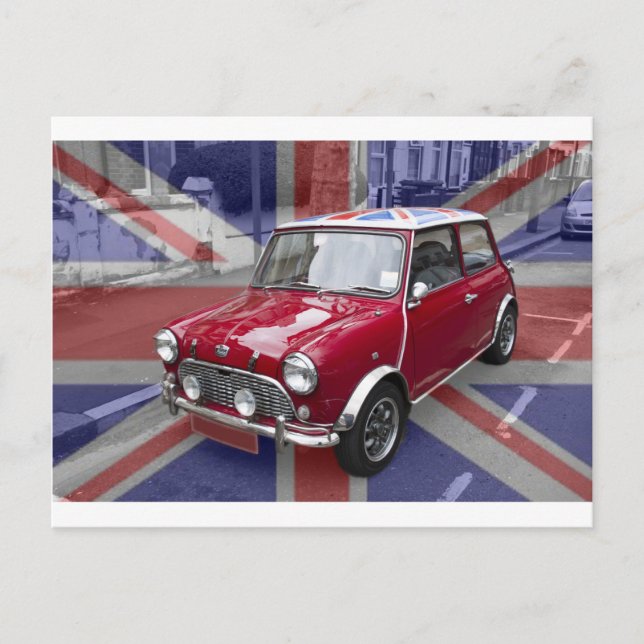 Postal Mini coche clásico (Anverso)