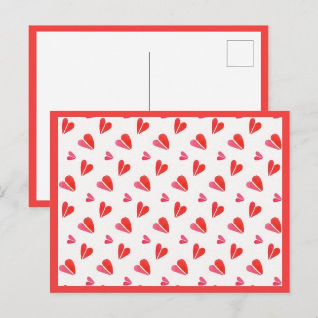 Postal MINI HEARTS Postcard II (Anverso / Reverso)