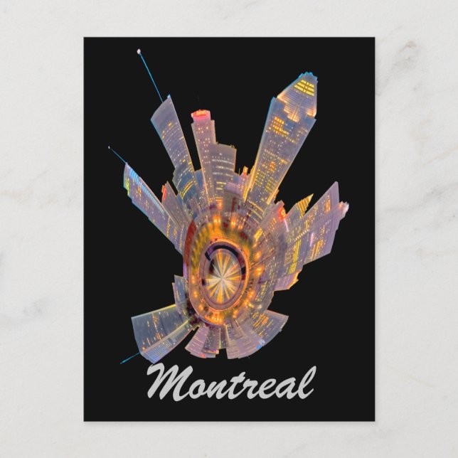 Postal mini planeta montreal (Anverso)
