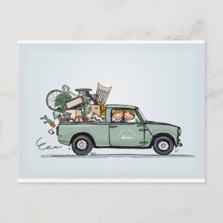 Postal Mini recolección de vintage