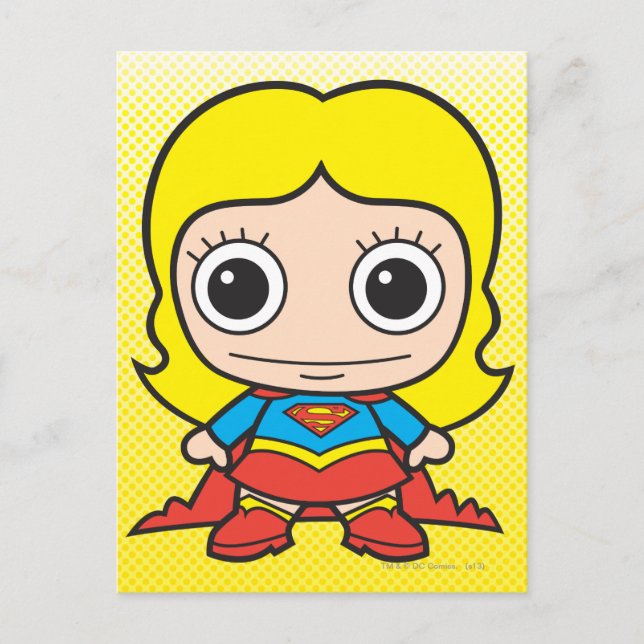 Postal Mini Supergirl (Anverso)