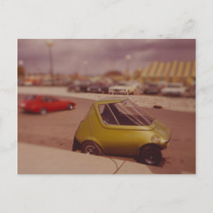 Postal Miniatura de Autos Eléctricos de 1973