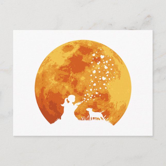 Postal Miniatura de Bull Terrier (Anverso)