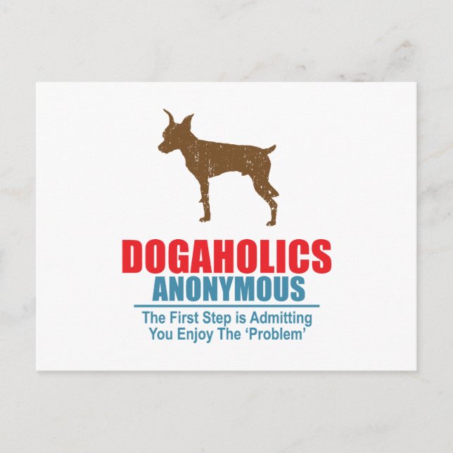 Postal Miniatura de Pinscher (Anverso)