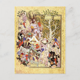 Postal Miniatura persa: Yusuf es rescatado del pozo