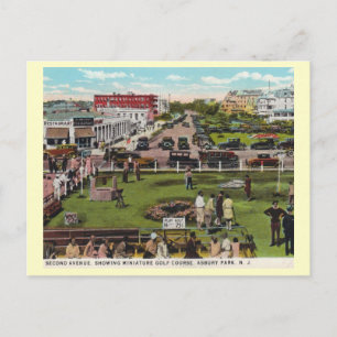 Postal Minigolf, Asbury Park, New Jersey Vintage