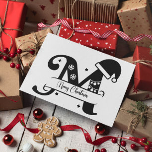 Postal Mínima Navidad moderna y feliz
