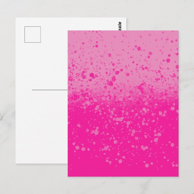 Postal Minimalismo Rosa  (Anverso / Reverso)