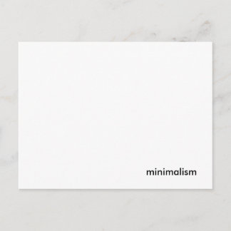 postal minimalista