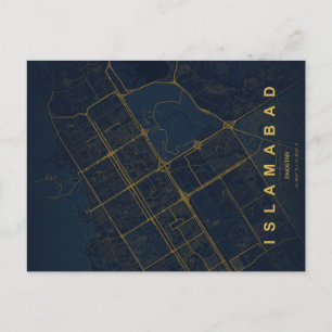 Postal Minimalista de Islamabad Pakistán