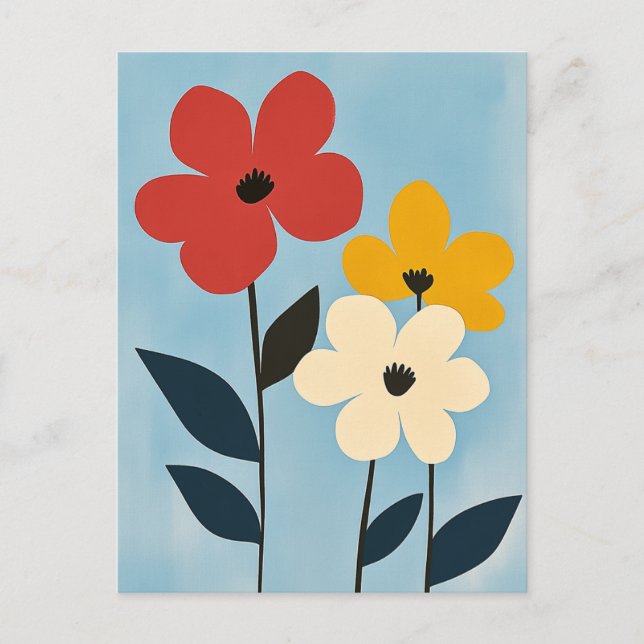 Postal Minimalista escandinavo #160 (Anverso)