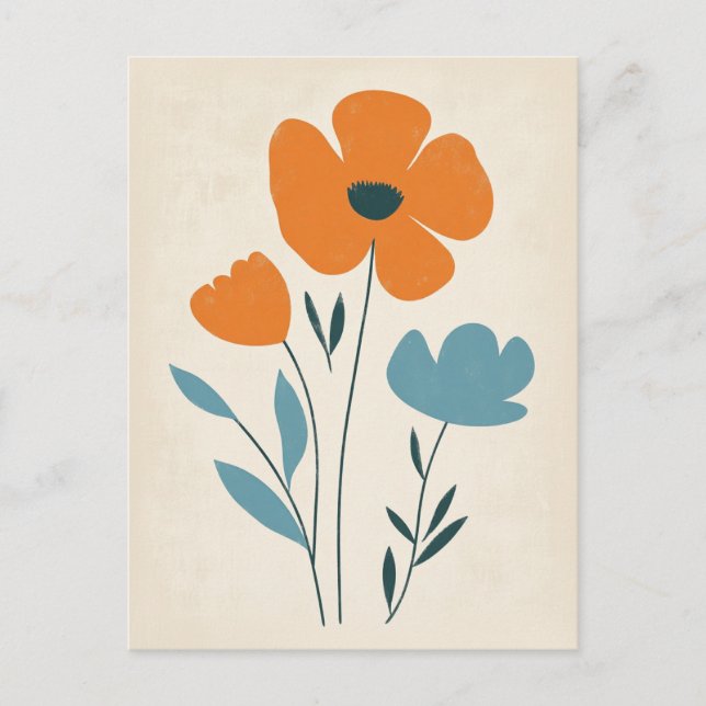 Postal Minimalista escandinavo #162 (Anverso)