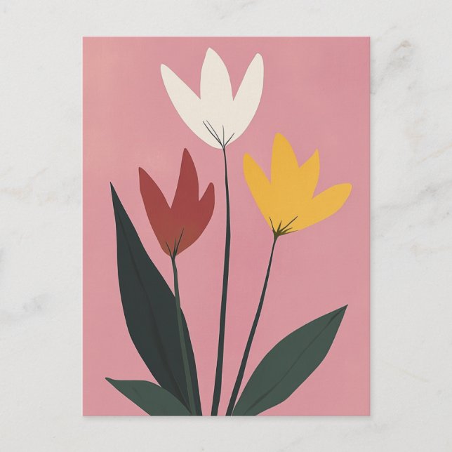 Postal Minimalista escandinavo #163 (Anverso)