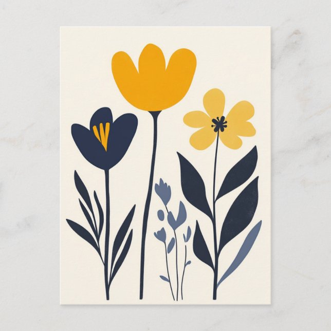 Postal Minimalista escandinavo #164 (Anverso)