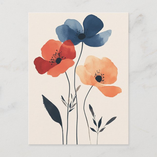 Postal Minimalista escandinavo #165 (Anverso)