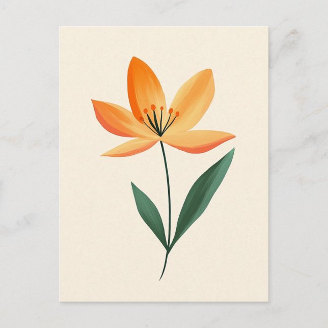 Postal Minimalista escandinavo #166 (Anverso)