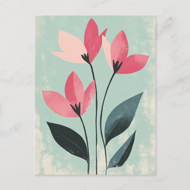 Postal Minimalista escandinavo #167 (Anverso)