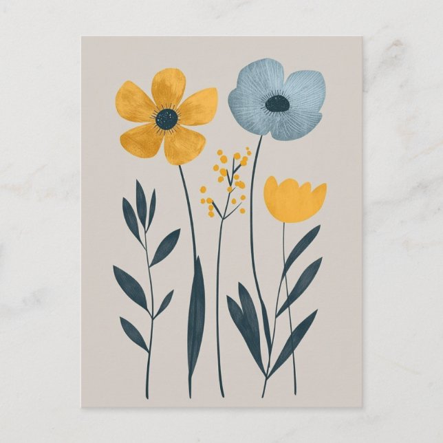 Postal Minimalista escandinavo #169 (Anverso)