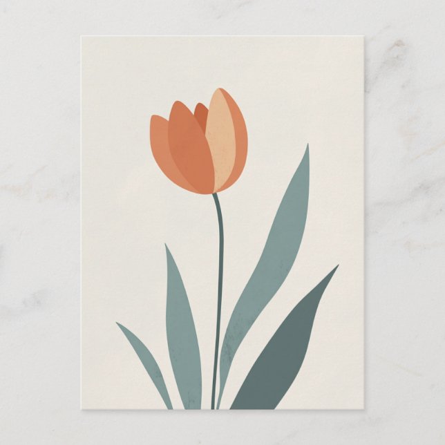 Postal Minimalista escandinavo #170 (Anverso)