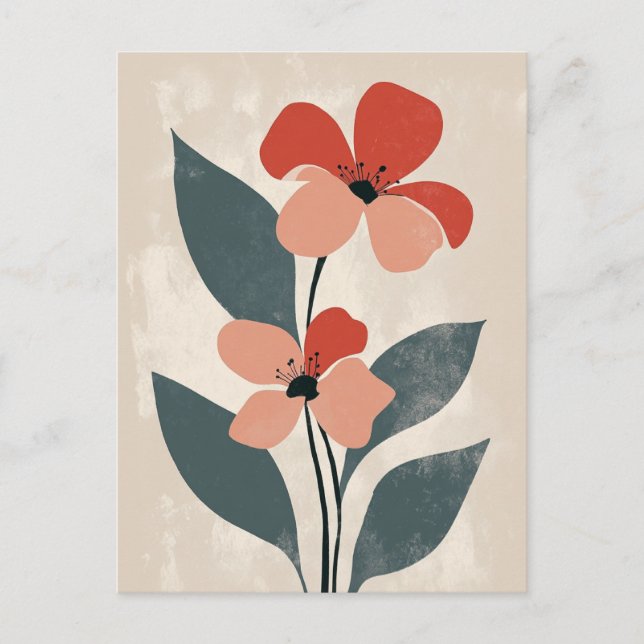 Postal Minimalista escandinavo #172 (Anverso)