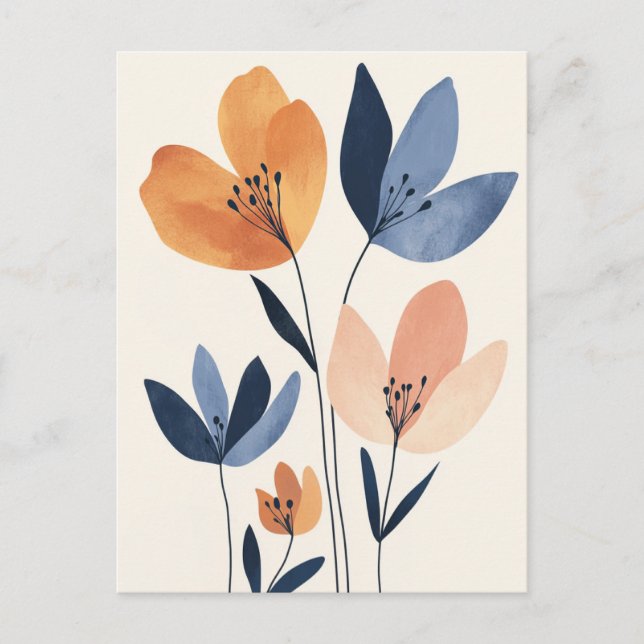 Postal Minimalista escandinavo #175 (Anverso)