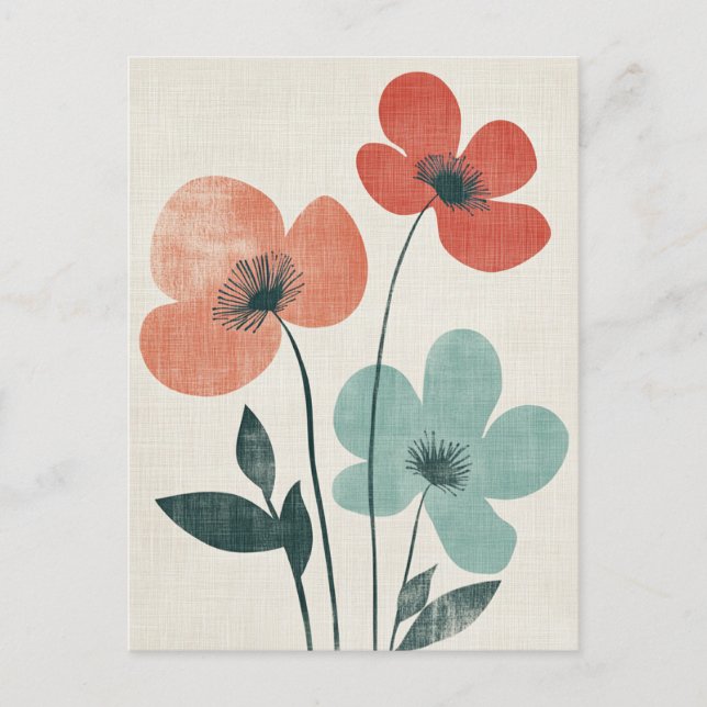 Postal Minimalista escandinavo #176 (Anverso)