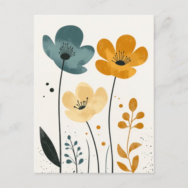 Postal Minimalista escandinavo #177 (Anverso)