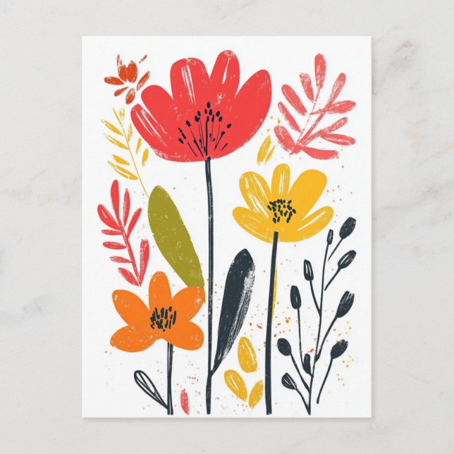 Postal Minimalista escandinavo #182 (Anverso)