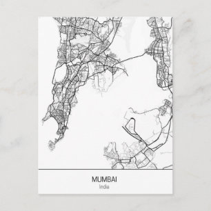 Postal minimalista Mumbai India