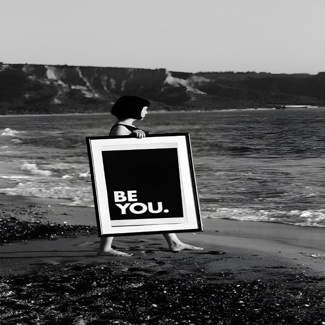 Postal Mínimo | Ser audaz (Be You - Always Be You - Art is an Expression of Heart and Soul)