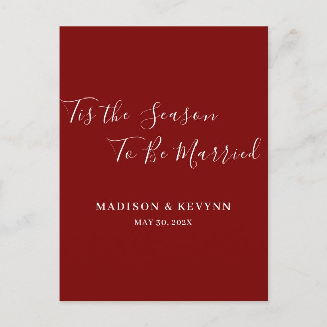 Postal Mínimo y Moda | BODA (Anverso)