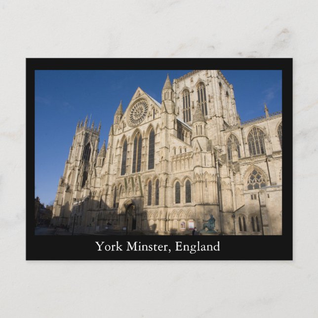 Postal Ministro de York, Inglaterra (Anverso)