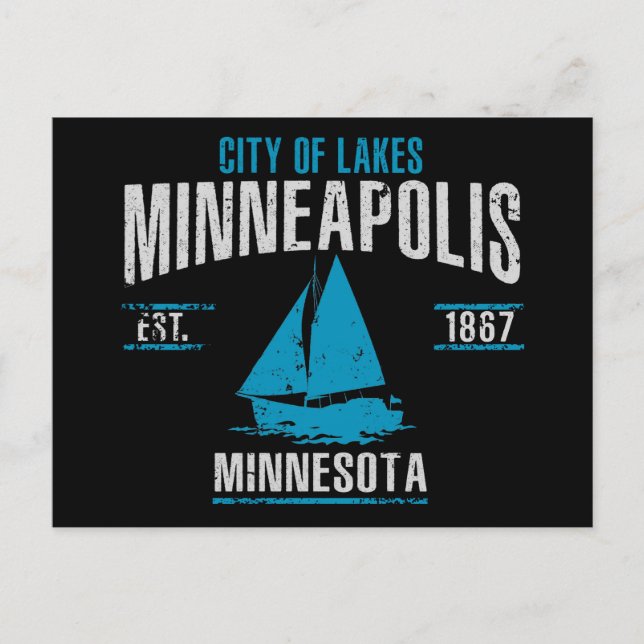 Postal Minneapolis (Anverso)