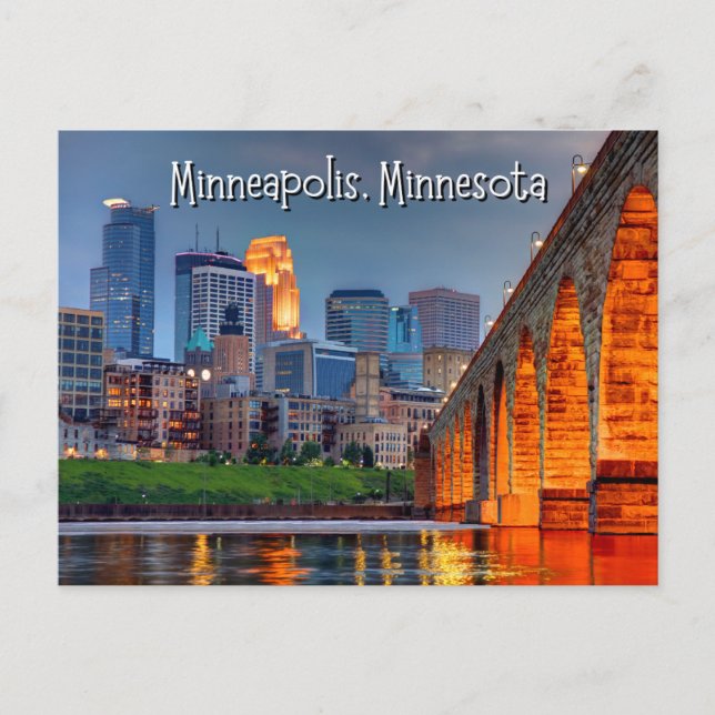 Postal Minneapolis Minnesota (Anverso)
