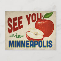 Minneapolis Minnesota Apple - Viajes de época