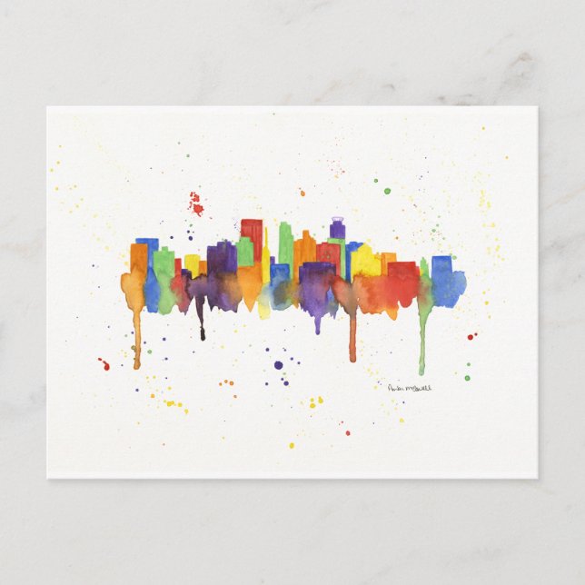 Postal Minneapolis Skyline (Anverso)