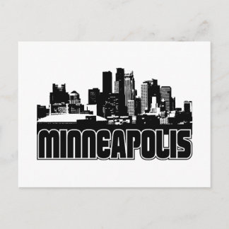 Postal Minneapolis Skyline