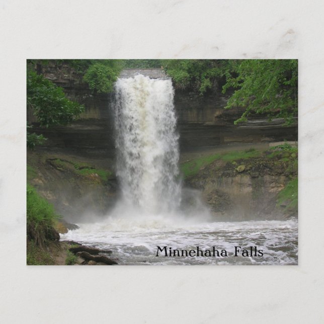 Postal Minnehaha Falls (Anverso)