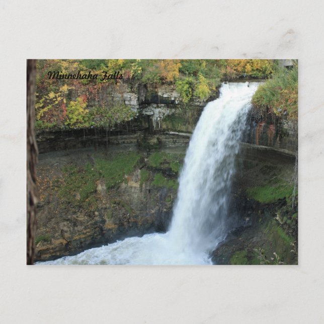 Postal Minnehaha Falls (Anverso)
