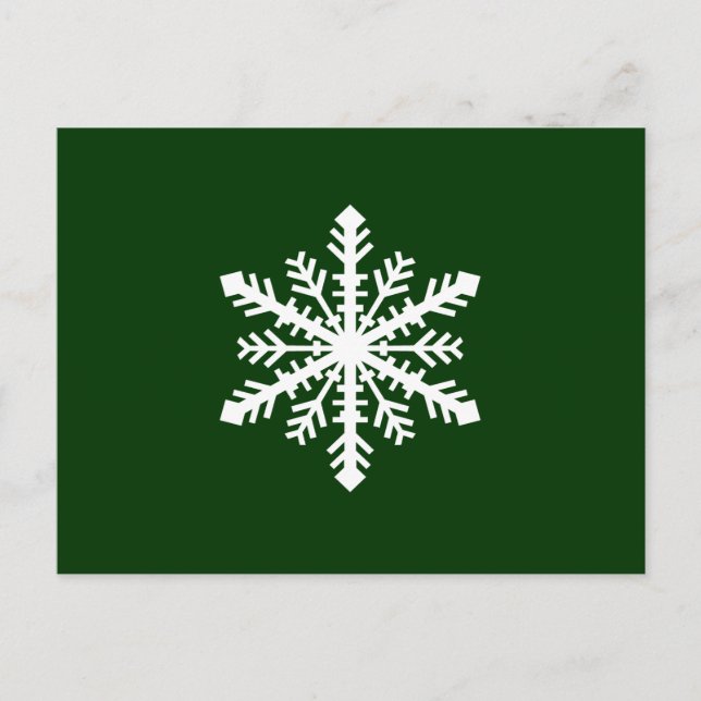 Postal Minnesnowta Snowflake (Anverso)