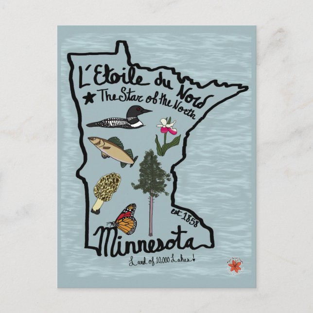 Postal Minnesota (Anverso)