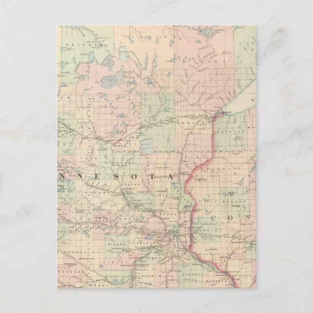 Postal Minnesota 3 (Anverso)