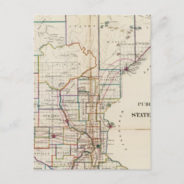 Postal Minnesota 7 (Anverso)