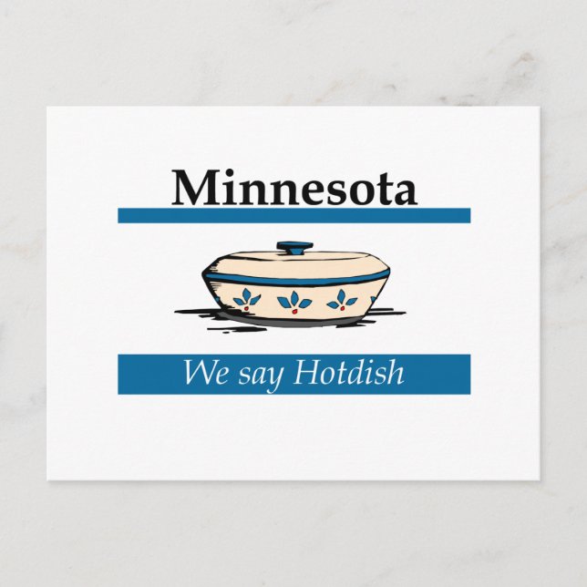 Postal Minnesota: Decimos Hotdish (Anverso)