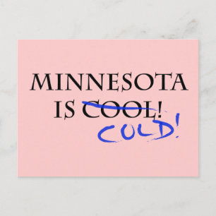 Postal Minnesota es Guay - ¡y Frío!