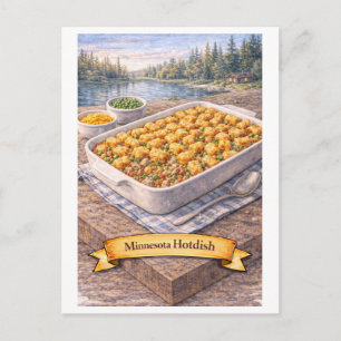 Postal Minnesota Hotdish (Serie de Comida Americana) Post